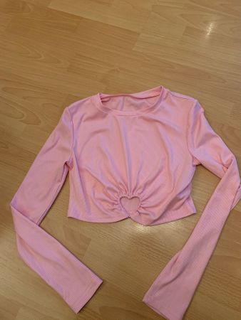 Joli crop top rose Shein taille xs neuf