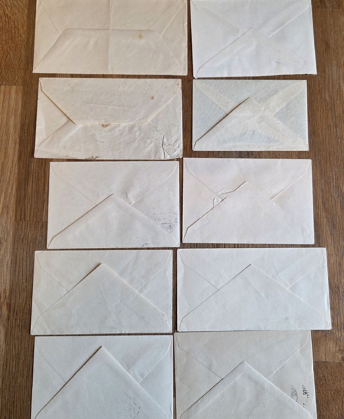 Alle Briefmarken: 10 Antike kleine Glückwunsch Briefcouvert.. – Gebraucht aus Stans von Ducati16 3