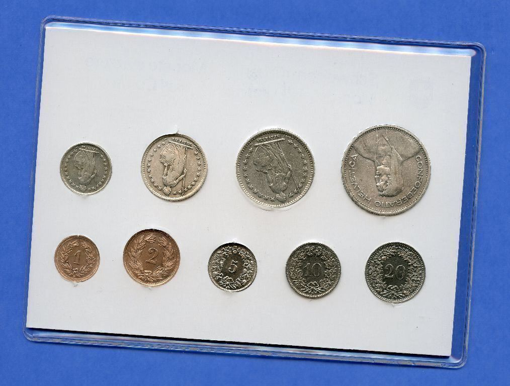 Tutti le monete: (1583) Münzsatz 1932 Silber – Usato da Rüthi (Rheintal) venduto da erdnuessli1 1