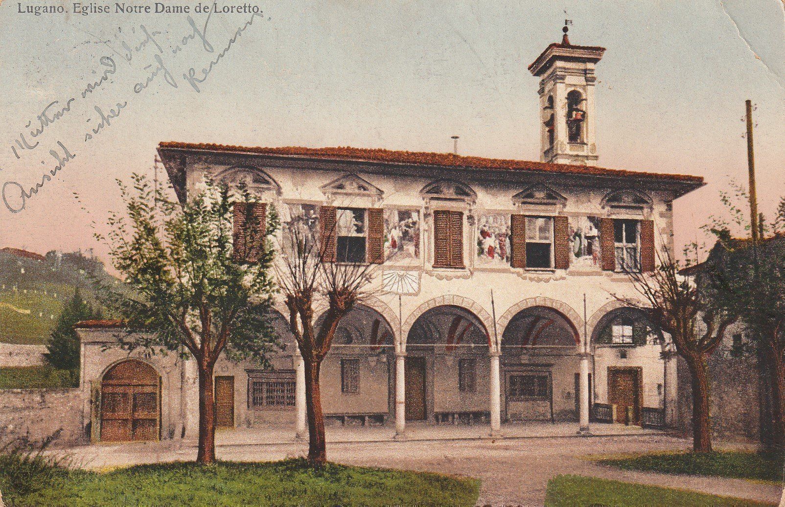Cartoline postali: AK Lugano gelaufen – Usato da Fribourg venduto da schnalla92
