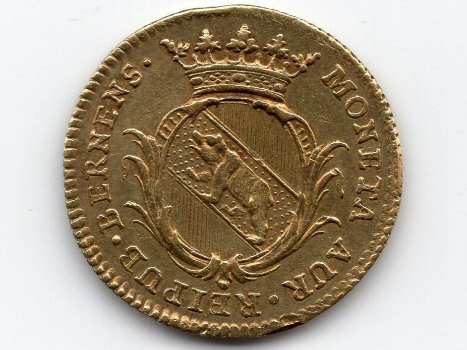 Alle Münzen: (756) Bern Dukat o. Jahr, 1772, Top GOLD – Gebraucht aus Rüthi (Rheintal) von erdnuessli1 1