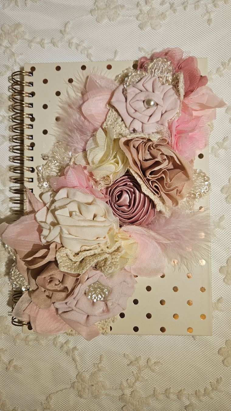 Blocchi: Notizbuch Shabby Chic Bulletjournal Ringuch Scrapbook Spitze – Nuovo e nell'imballaggio originale da Gossau ZH venduto da Goes05 5