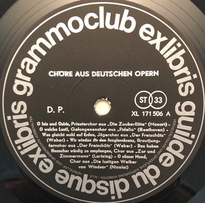 Dischi in vinile: Chöre aus deutschen Opern (LP) – Usato da Grüningen venduto da azulamarillo_vinyl 2