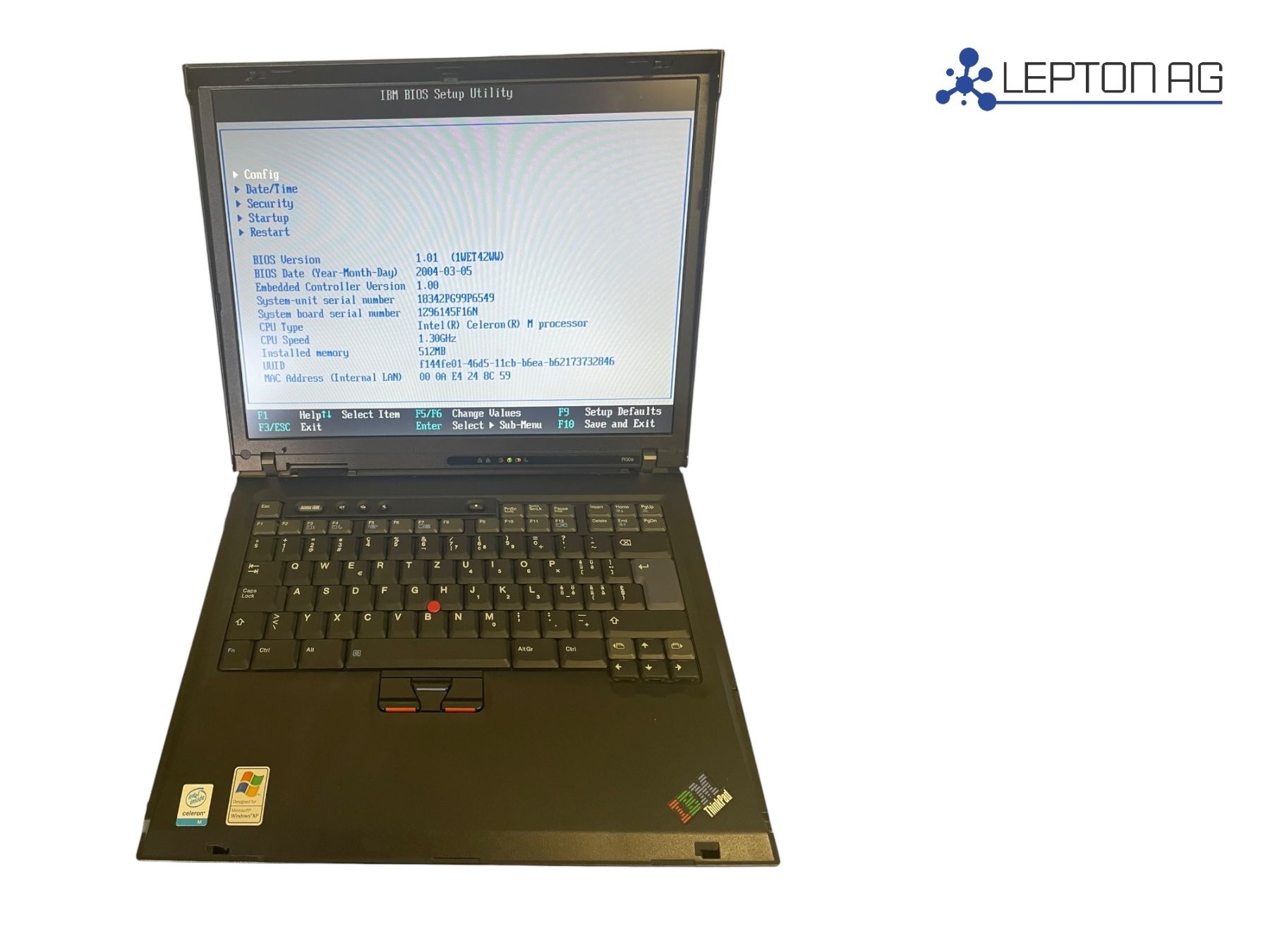 IBM Notebooks: IBM Thinkpad R50e – Defekt aus Niederdorf von LeptonAG 1