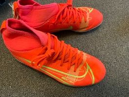 Fussballschuhe, Original Nike Mercurial, leuchtorang