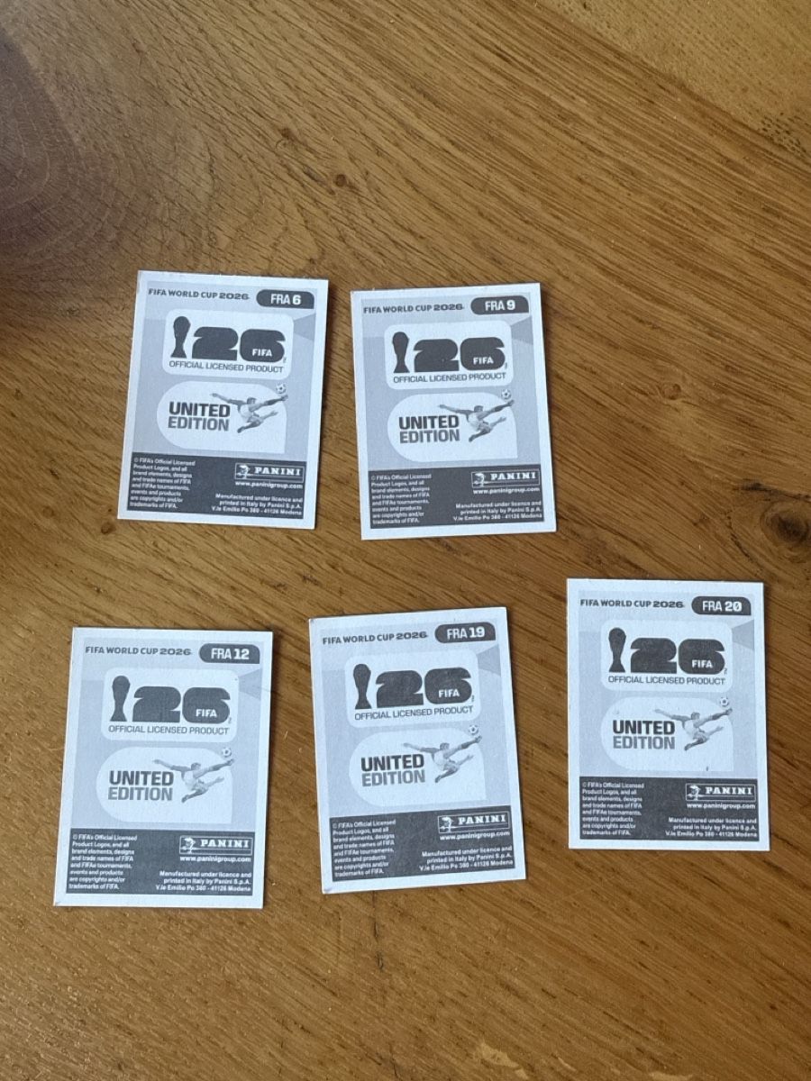 Panini Carte collezionabili: Panini 2026 5er Set FRA – Nuovo (secondo la descrizione) da Masein venduto da Buender45 1