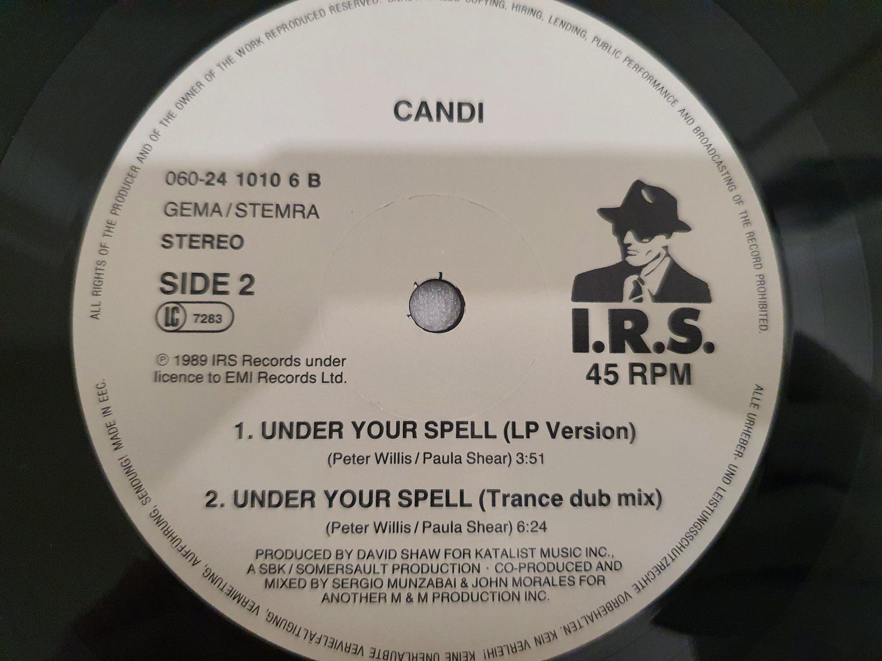 Vinyles: Candi – Under Your Spell (Maxi, Synth-pop) – D'occasion à Uster par Vinyl-Leidenschaft 5