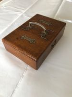 Zigarren- Zigarettenbox/Eichenholz 1890 Top Zustand