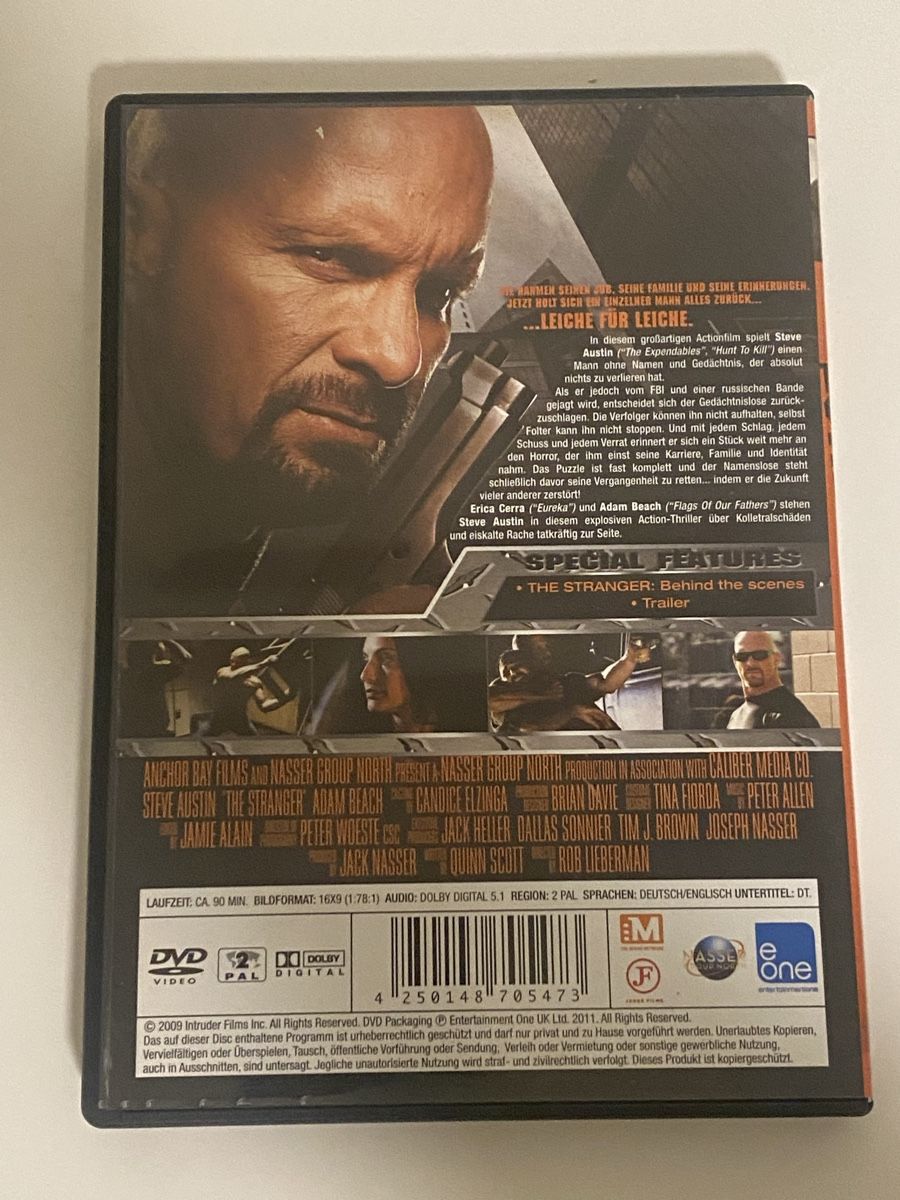 Tutti i DVDs: The Stranger - DVD mit Steve Austin - Action – Usato da Oensingen venduto da mig_99db 1