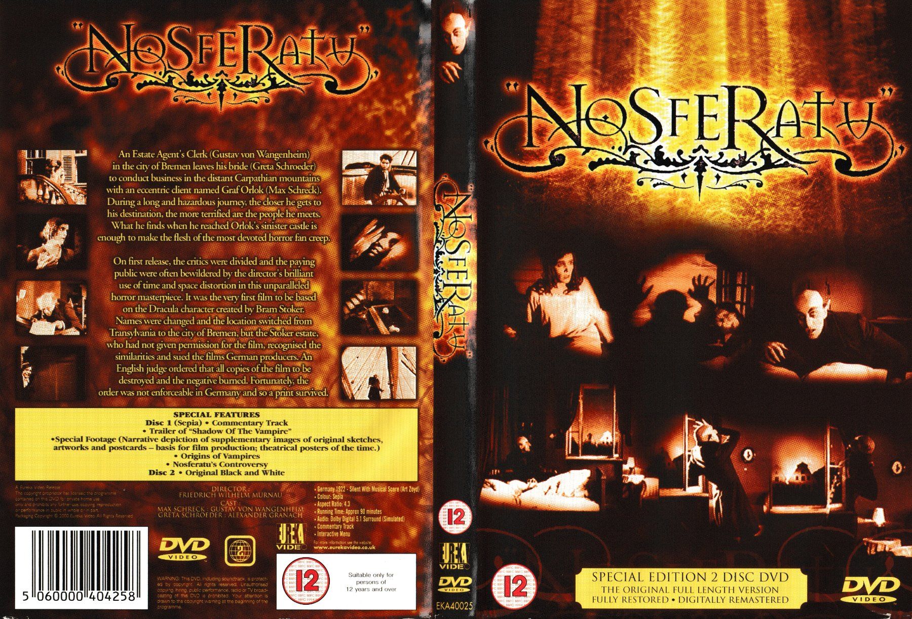 Tutti i DVDs: DVD - Nosferatu / 2Disc Special Edition – Usato da Langnau am Albis venduto da MediaRescuerKeLoX