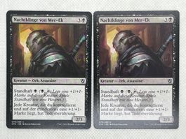 MTG Nachtklinge von Mer-Ek KTK 79 Deutsch Uncommon 2x