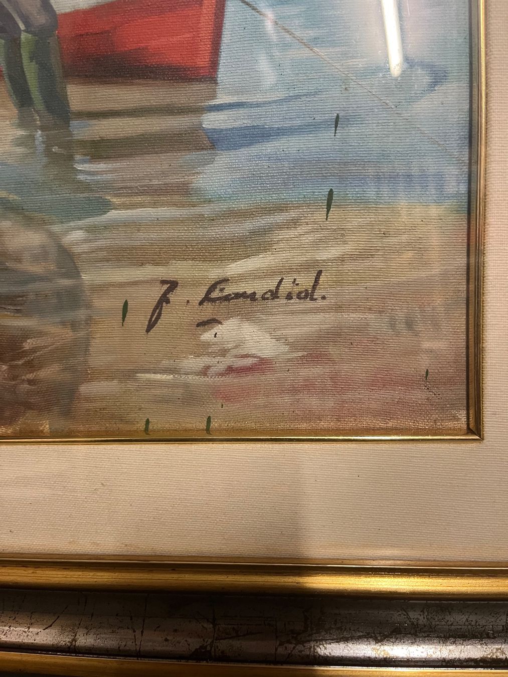 Gemälde: Gemälde mit maritimer Hafenszene – Dachbodenfund – Neu (gemäss Beschreibung) aus Adliswil von Steven0301 2