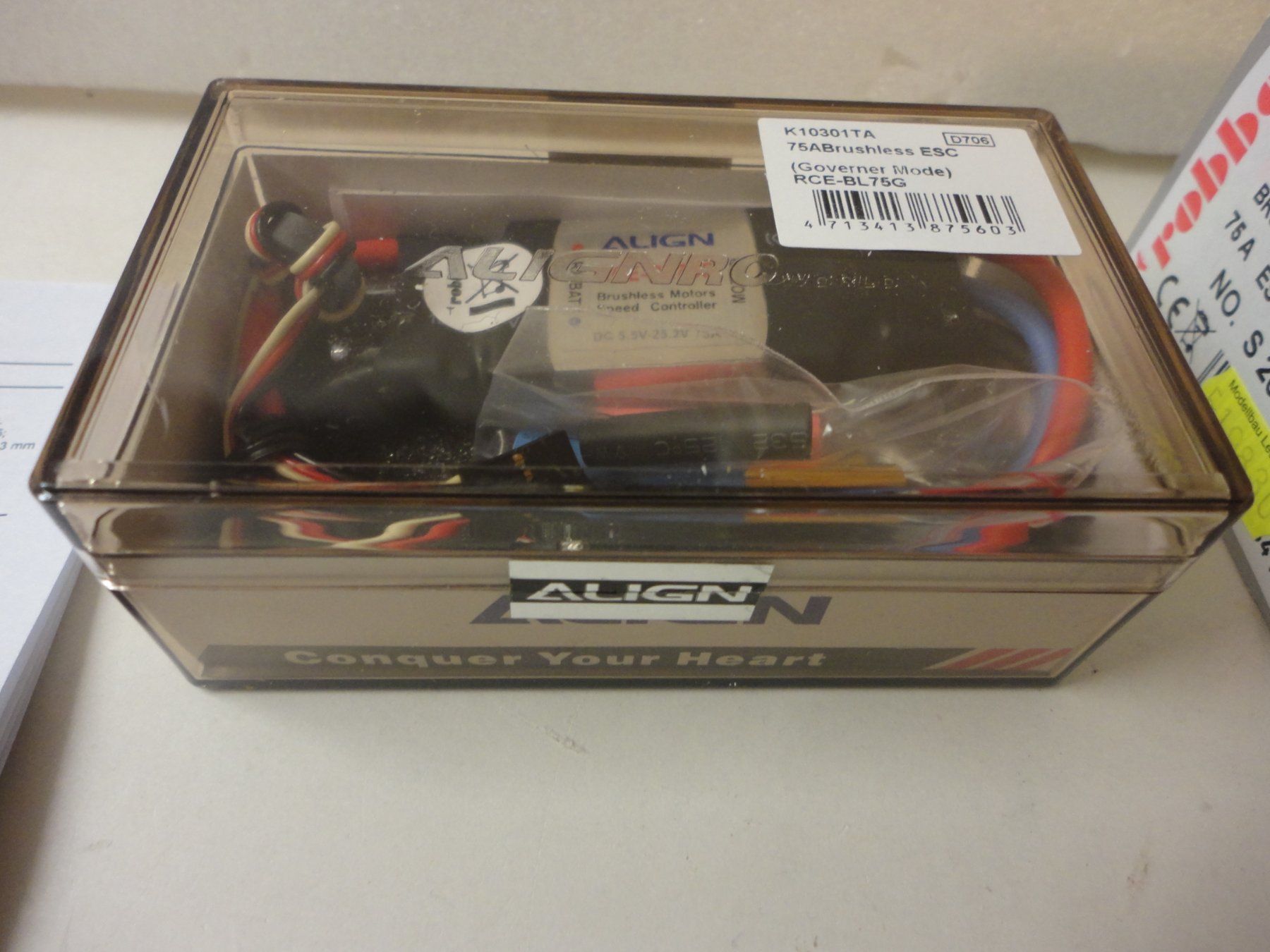 Modellismo RC: Robbe Align RCE-BL75G Brushless Regler 75A NEU – Nuovo e nell'imballaggio originale da Horgen venduto da RcModell 4