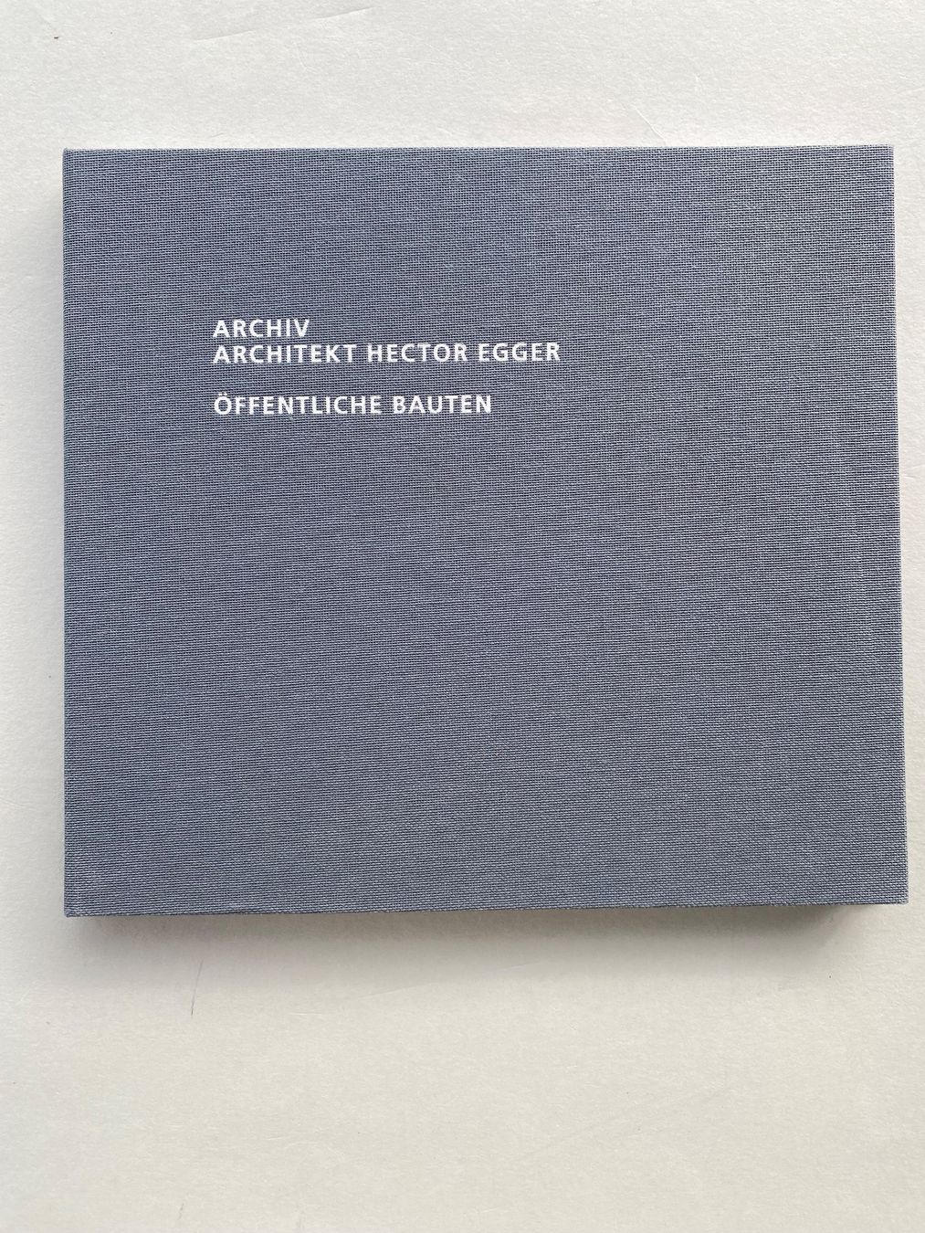 Libri: Architekturbuch Hector Egger, öffentliche Bauten – Usato da Zürich venduto da lesgarcons