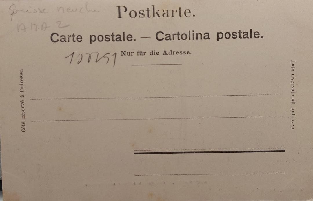 Cartoline postali: NEUCHÂTEL - Collégiale & Tour des Prisons – Usato da Delémont venduto da Domdom1 1