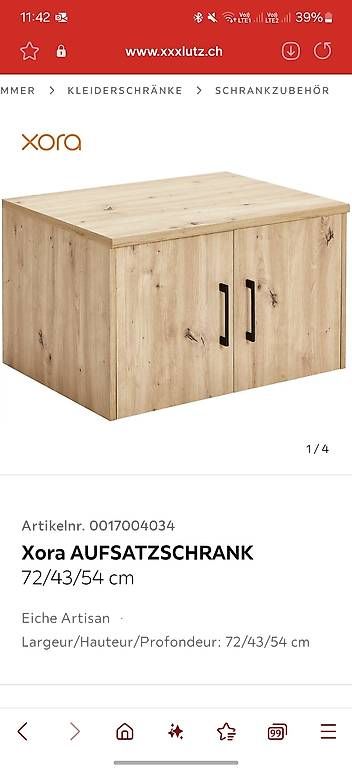 Schränke: Kleiner Schrank / Aufsatzschrank – Neu (gemäss Beschreibung) aus Wimmis von hawaiiblume