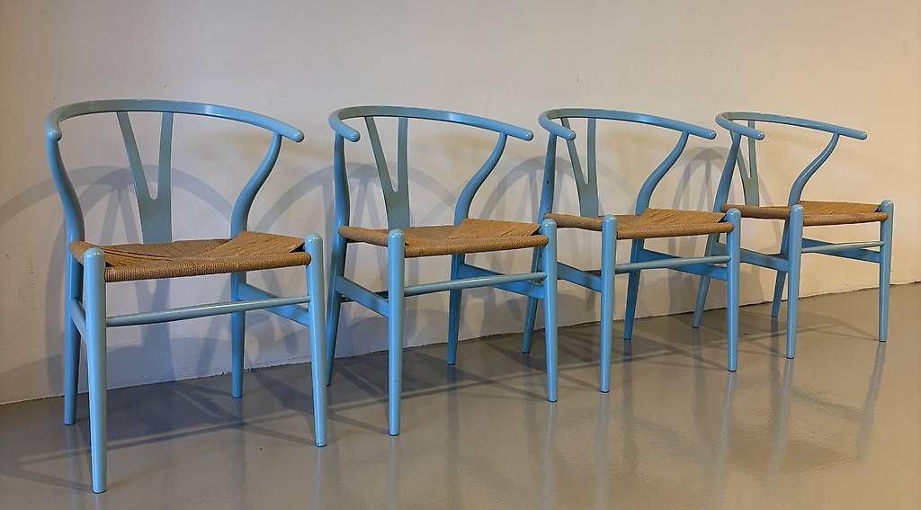 Carl Hansen & Søn Sedie: Original 4 Carl Hansen CH24 Wishbone-Stühle – Usato da Uster venduto da i_po1983