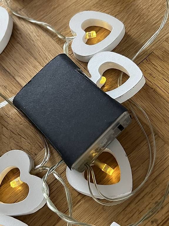 Ghirlande e barre luminose: Lichterkette Herz inkl. Batterien – Usato da Sulgen venduto da AldinaA. 3