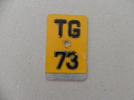 Mofa Motorrrad Töff Puch Nummer 1973 TG 73 Thurgau Geschenk