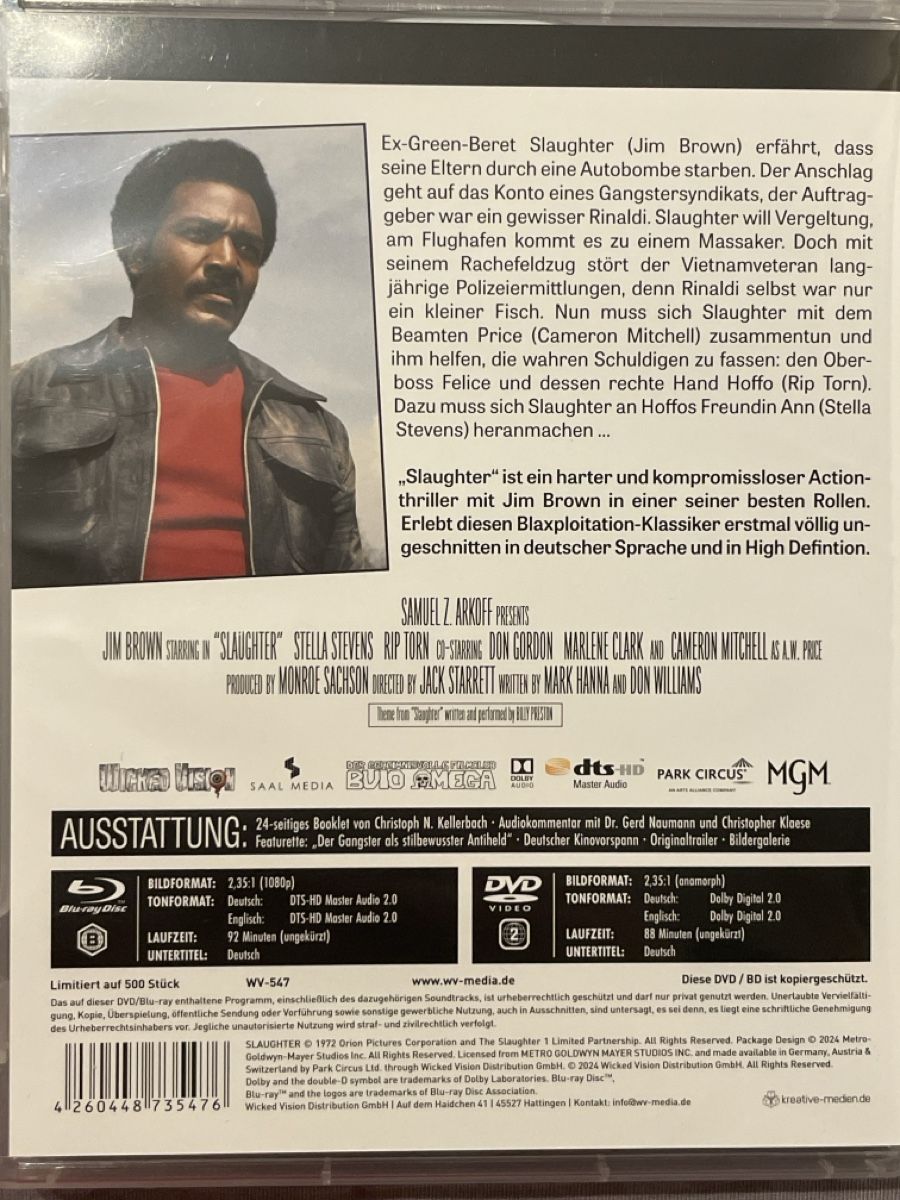 Alle DVDs: Slaughter (1972) Black Cinema – Neu (gemäss Beschreibung) aus Waldenburg von Gonzo8 1
