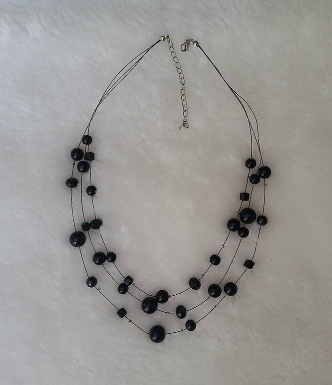 Catenine: Kette mit schwarze Steine – Usato da Soyhieres venduto da chatons 2
