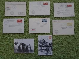Tolles Lot Flugpostbriefe meist Pro Aero ab CHF 1.--