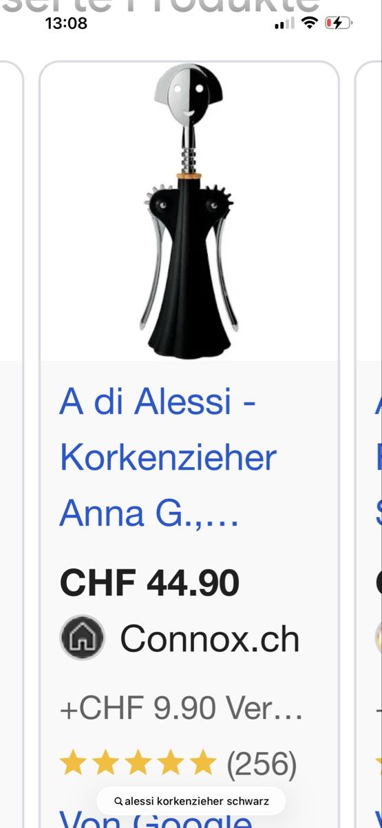Alessi Apribottiglie & Tappi per chiusura: Alessi Weinöffner – Usato da Thayngen venduto da SiNeEs3 1
