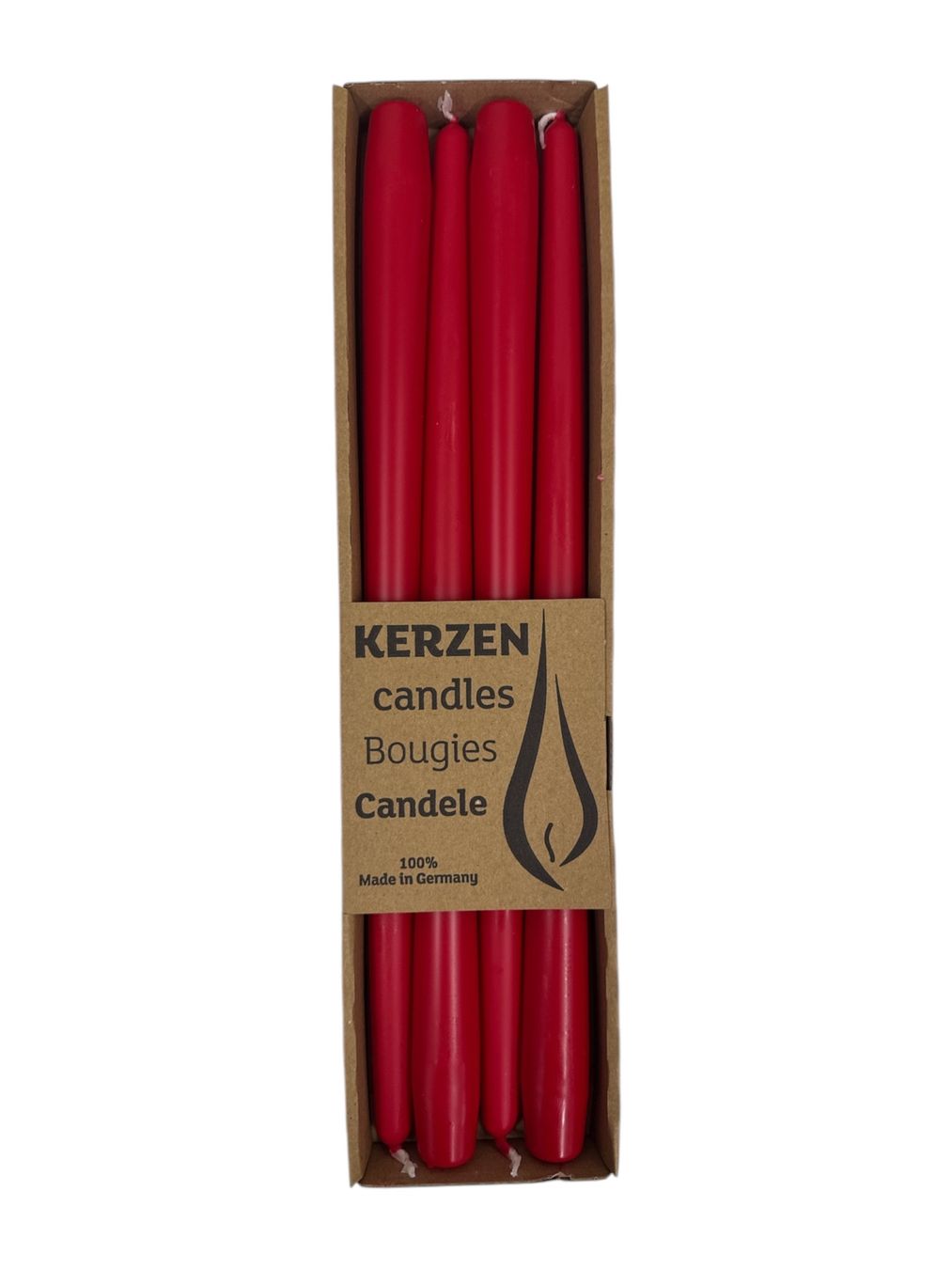 Candele: 4er-Box Stabkerzen 2.2x35cm Rot – Nuovo (secondo la descrizione) da Oensingen venduto da Liquidations-Shop