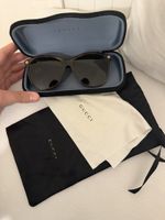 Gucci Sonnenbrille, braun, mit Etui und Putztüechli