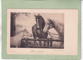 Kitsch Kunst Pferde Una Visita 1913