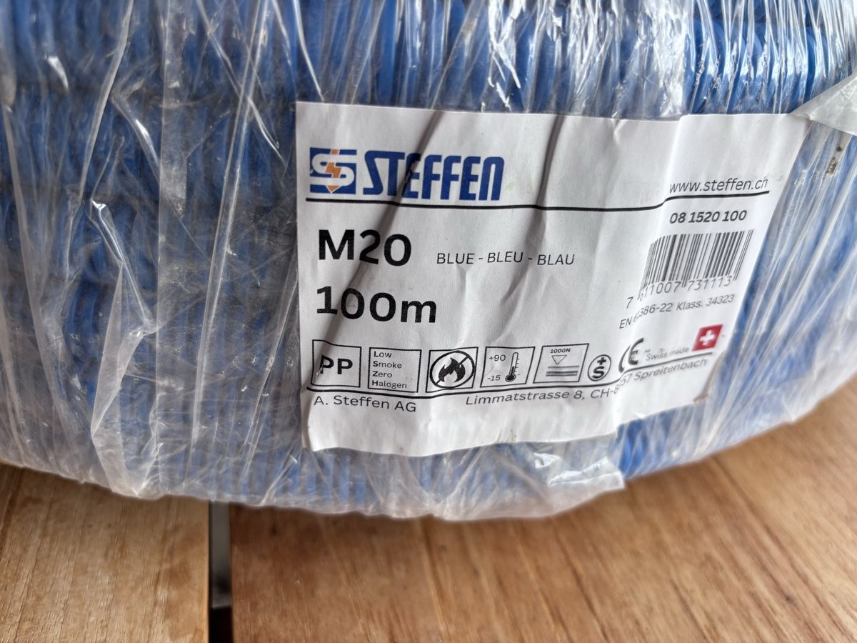 Tubi & Tubi flessibili: Steffen Schutzrohr M20 Blau ca. 60m – Nuovo (secondo la descrizione) da Welschenrohr venduto da Koenigvon01 1