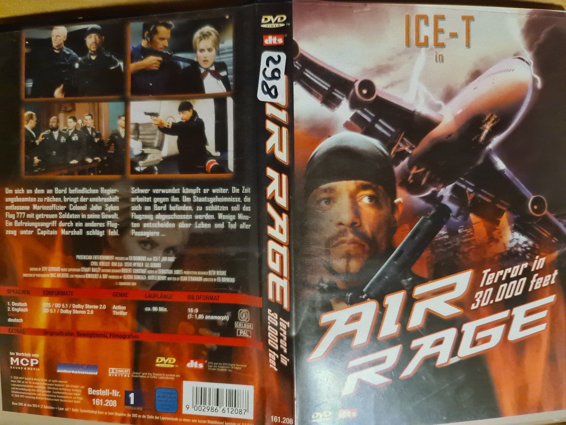 Tutti i DVDs: Ice-T Air Rage DVD - Actionthriller – Usato da Dintikon venduto da Vexi