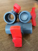 3x Kugelhahn für Rohrdurchmesser 32mm