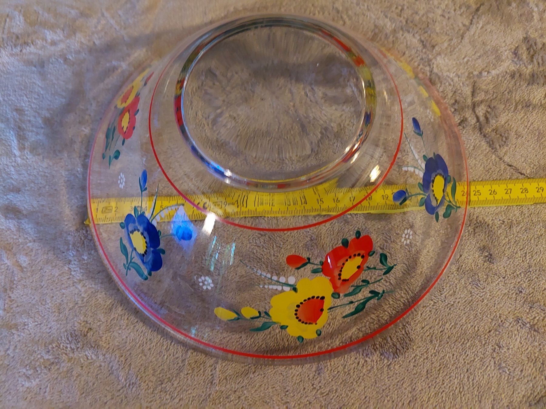 Schalen: Antike, wunderschöne, nostalgische Glasschale, handbemalt – Gebraucht aus Otelfingen von silver-moon 2