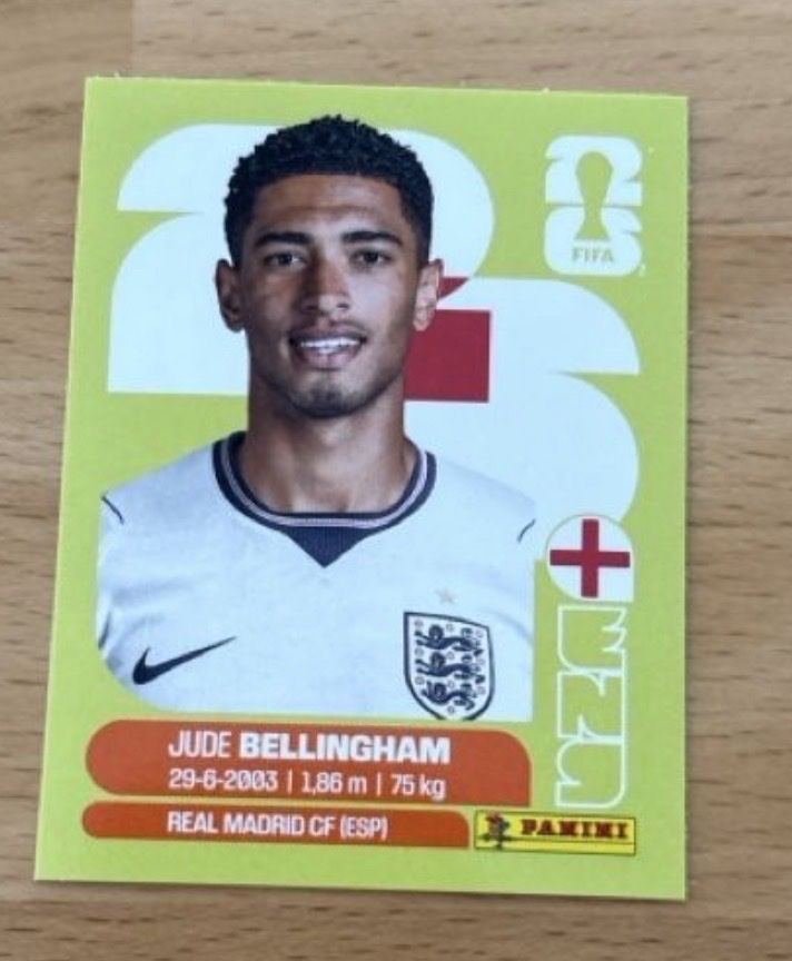 Panini Carte collezionabili: Carte Panini ENG 11 Jude Bellingham – Nuovo e nell'imballaggio originale da Le Mouret venduto da eri_z9l6