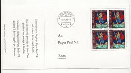 Christophorus und Papst Paul 1969 xb