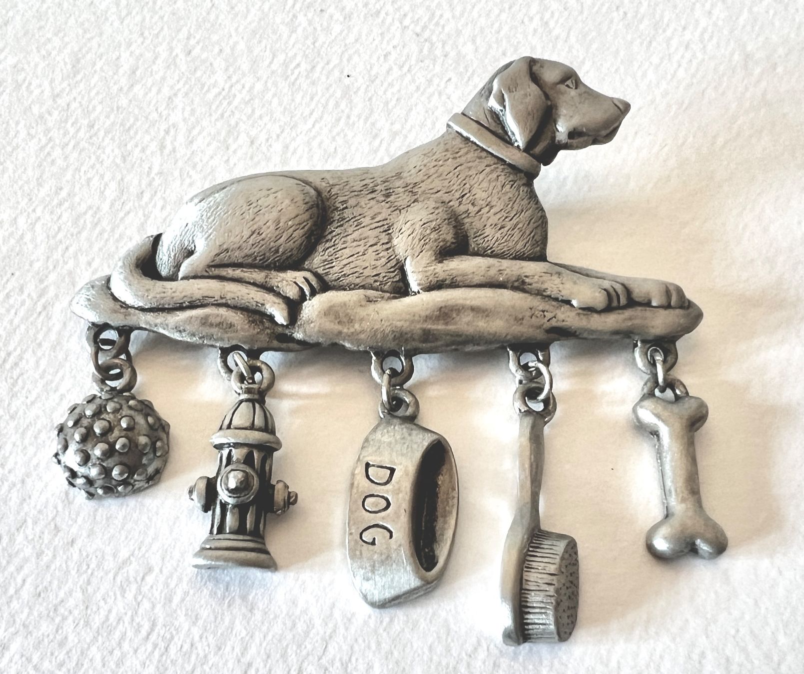 Spille & Fermagli: Vintage Brosche 1990er Jahre. DOG. – Nuovo (secondo la descrizione) da Zürich venduto da rsa_dv8r