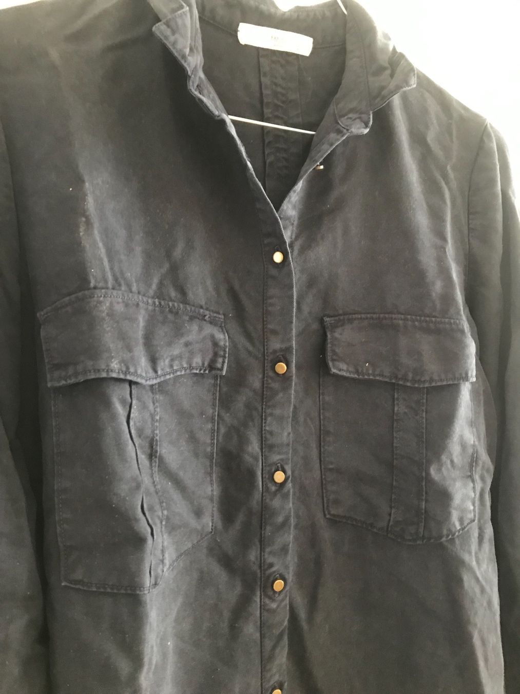 Mango Camicette: blaues Hemd - Mango – Usato da Zürich venduto da mybuybye 1