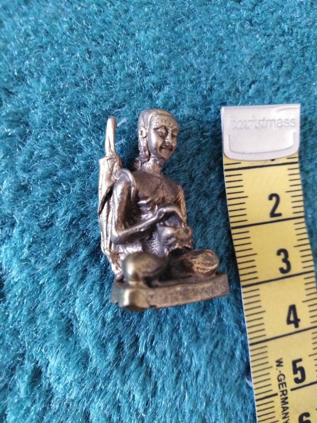 Statuette: Buddha Mönch Figur Metall – Nuovo (secondo la descrizione) da Zürich venduto da Verde21 2