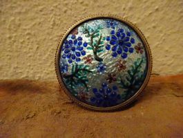 Brosche Emaille Limoges / Vincenti