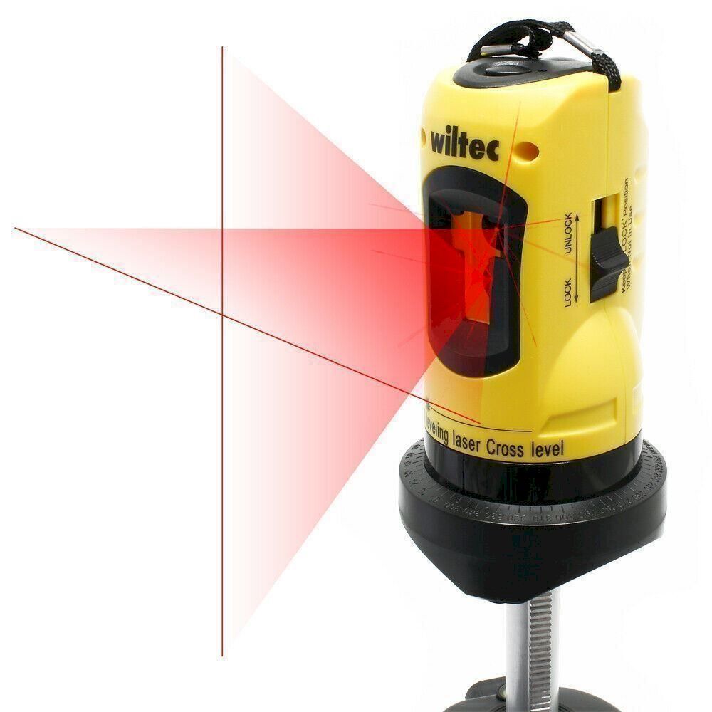Messen: WilTec 51714 Kreuzlinienlaser Stativ – Neu und originalverpackt aus Bottighofen von zaap 3