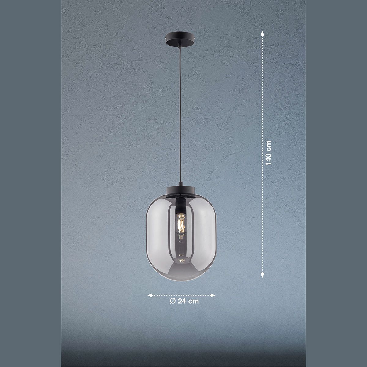 Kronleuchter & Deckenlampen: Edle Pendelleuchte, Schwarz, 24 cm Ø – Neu (gemäss Beschreibung) aus Kreuzlingen von Smart-Light 2
