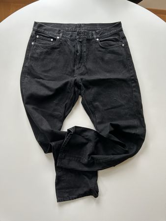 ARKET Loose Jeans, Schwarz, Gr. 36/34