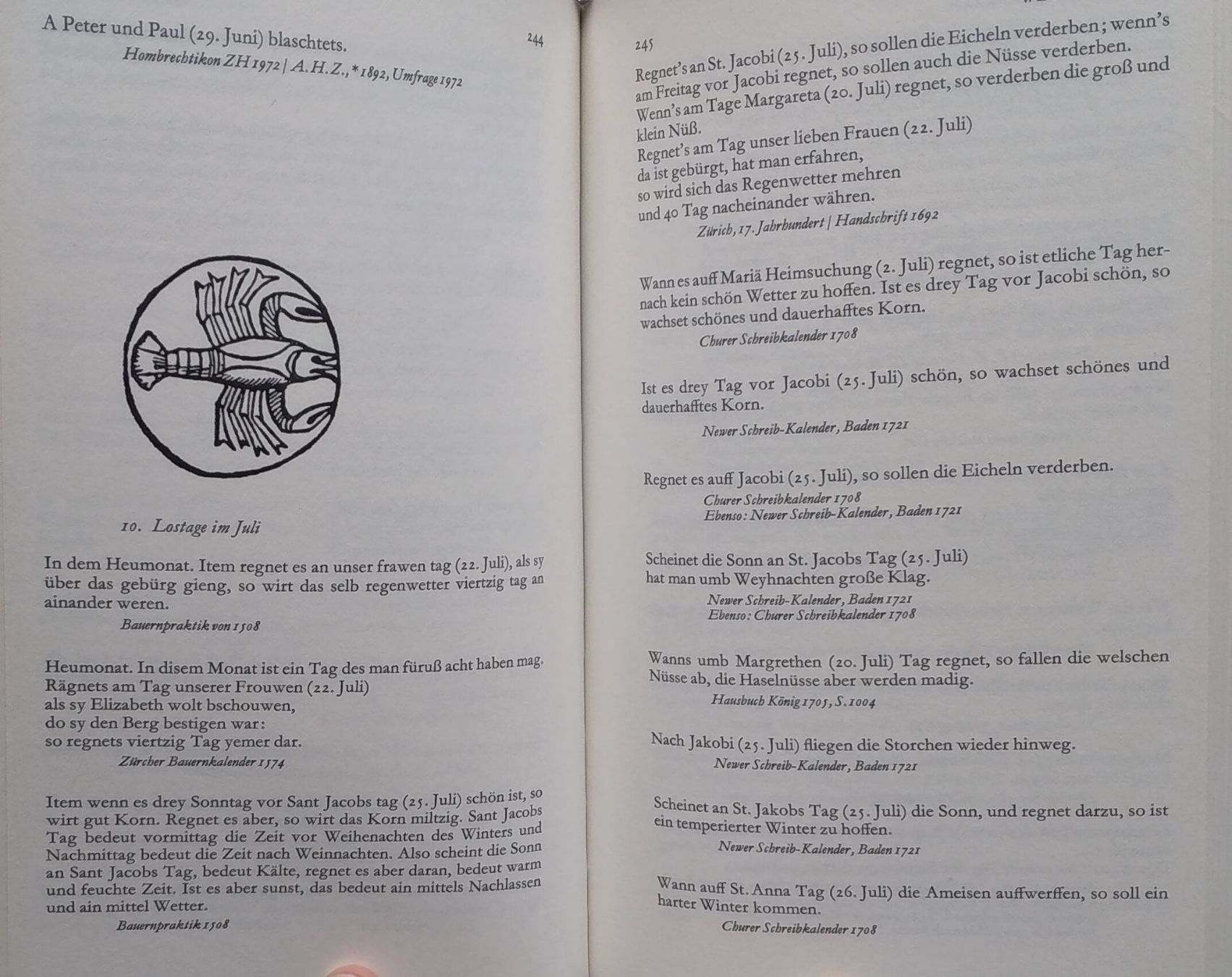Libri: Standardwerk: 700 Seiten Schweizer Bauernregeln (1973) – Usato da Bern venduto da Mattthias 3