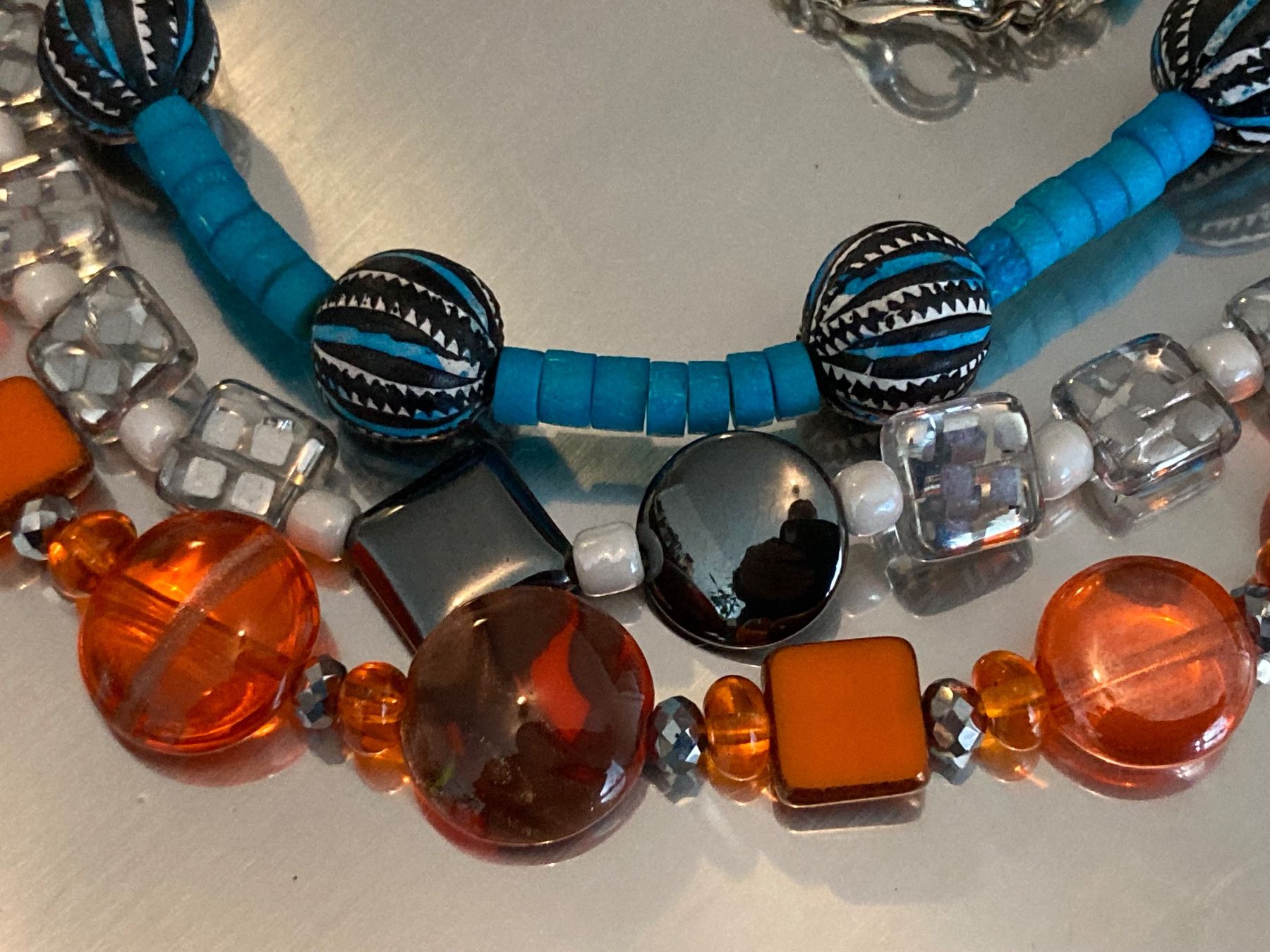 Catenine: Colliers vintage en verre – Usato da Marly venduto da Antigona71 1