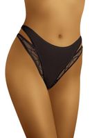 Schwarzer Tanga mit Spitze - Perfekt für den Sommer!