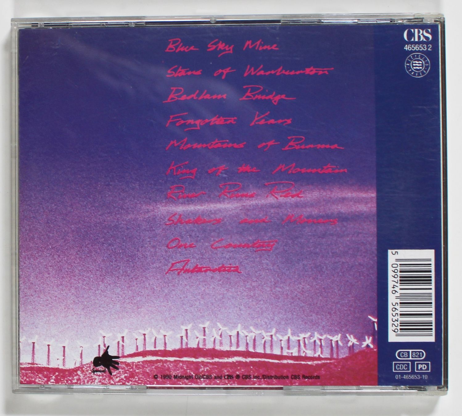 CD: CD - MIDNIGHT OIL - BLUE SKY MINING - 1. Auflage 1990 – Usato da Brüttisellen venduto da Collector-Corner 2
