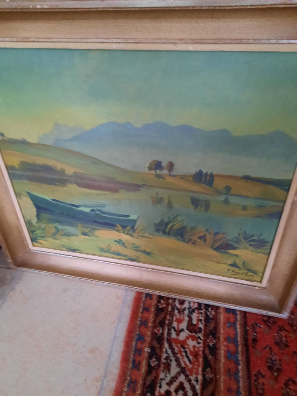 Tableaux: E.Vögeli, Ölbild LAC DE BRET – D'occasion à Busswil BE par balu37 4