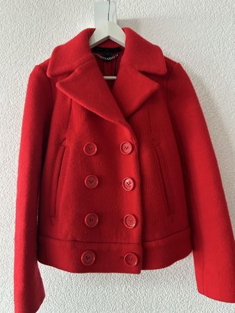 Marc by Marc Jacobs Jacke, Rot, Grösse S Wolle