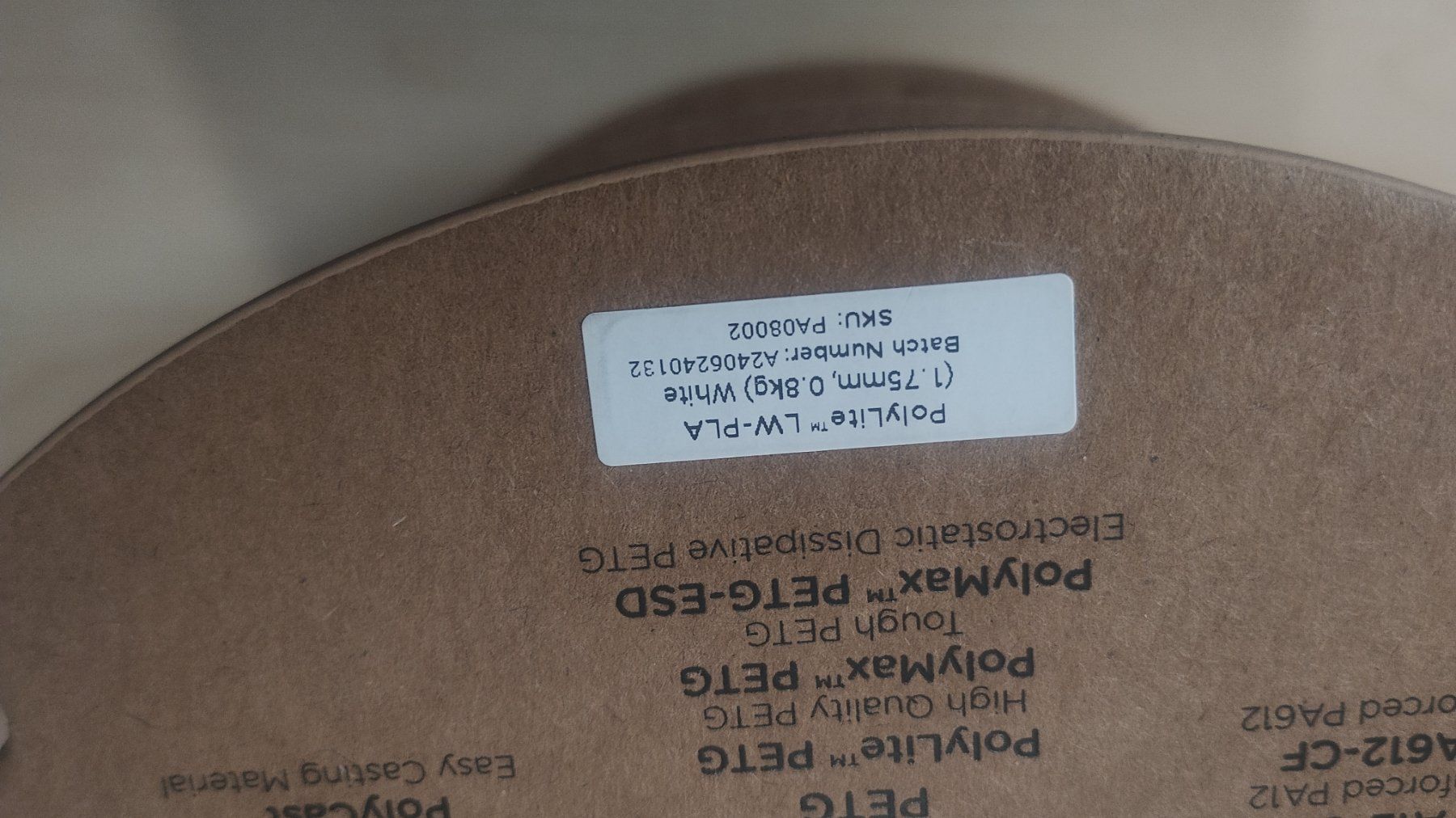 Filamento: 3 x Polymaker PolyLite LW-PLA – Usato da Zürich venduto da sfrei111 1